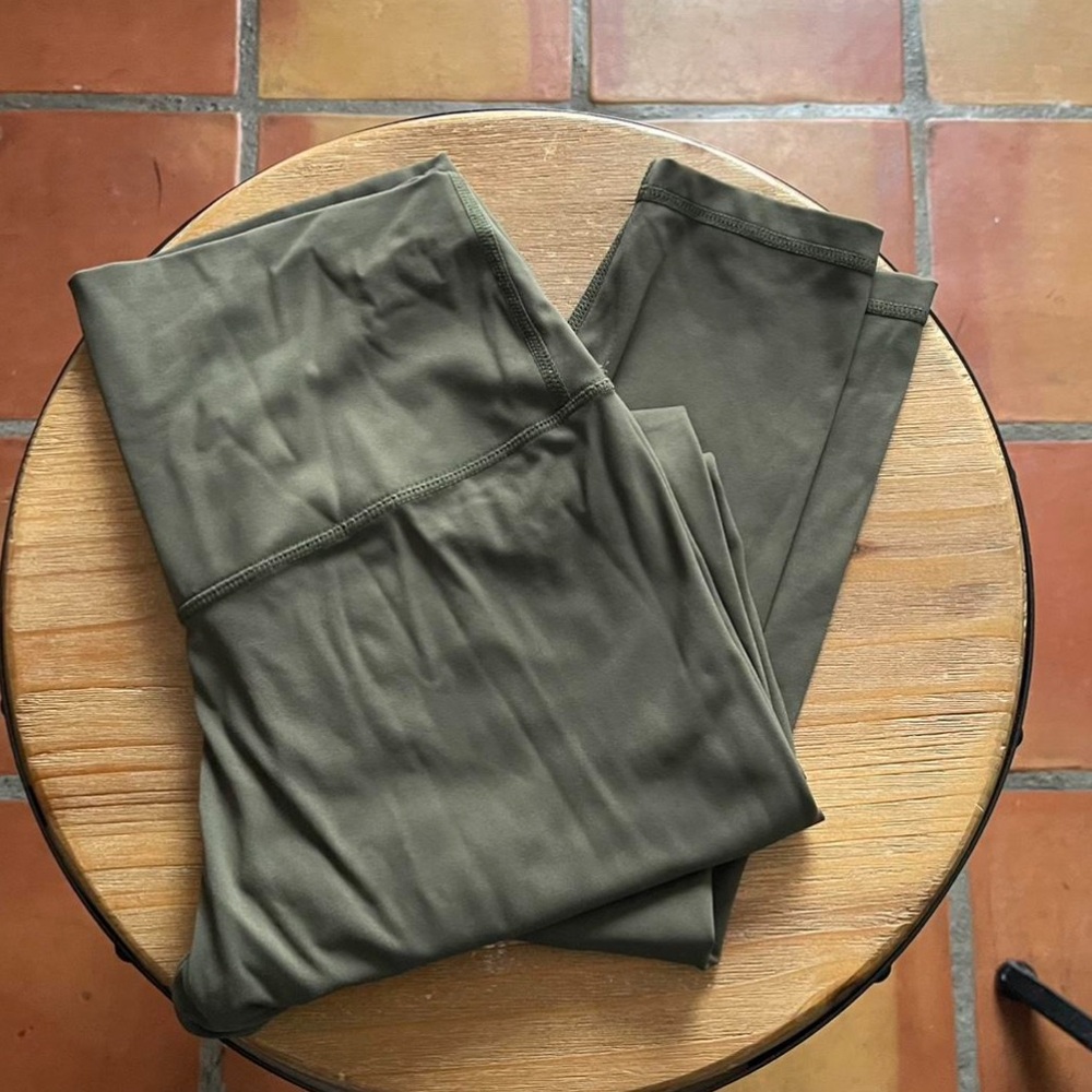 Green colorful koala leggings